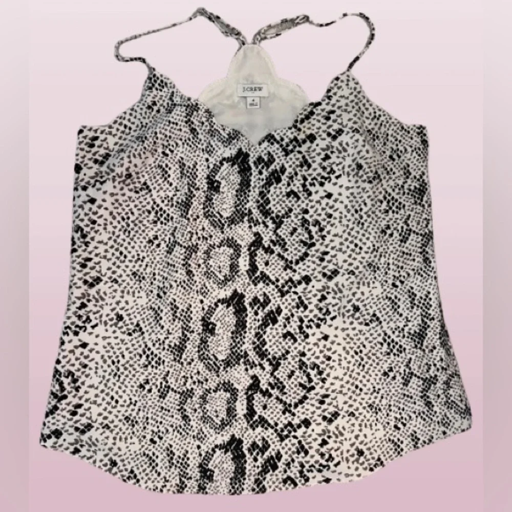 J Crew‎ snakeskin print tank